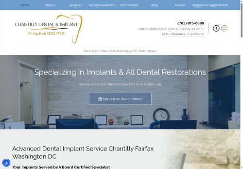 Chantilly Dental & Implant Center capture - 2025-07-08 00:22:14