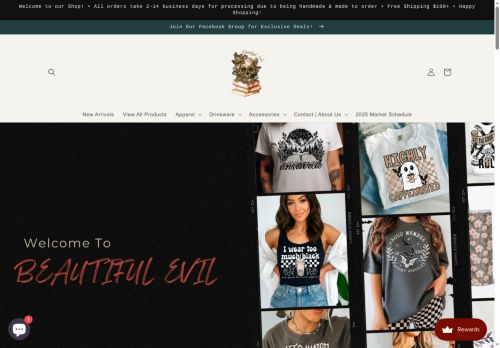 Beautiful Evil Shop capture - 2025-07-08 09:33:31