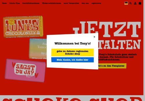 Tony's Chocolonely DE capture - 2025-07-08 10:01:09