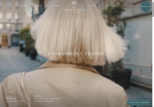 H&ocirc;tel Ad&egrave;le & Jules capture - 2025-07-08 10:40:57