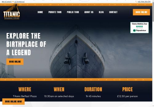 Titanic Walking Tours capture - 2025-07-08 11:28:48