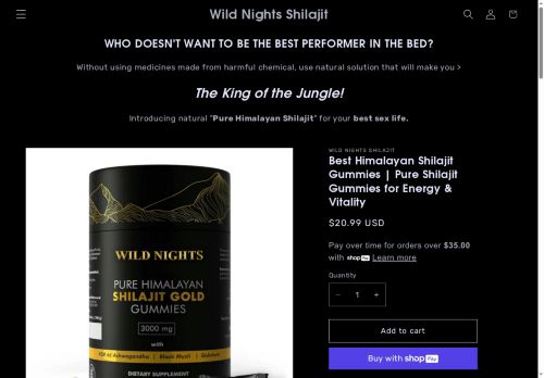 Wild Nights Shilajit capture - 2025-07-08 11:52:59