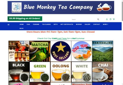 Blue Monkey Tea Store capture - 2025-07-08 12:07:08