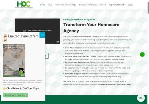 Homecare Owners Corner capture - 2025-07-08 12:18:10