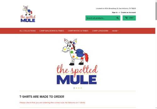 spottedmulesa.com capture - 2025-07-08 13:22:03