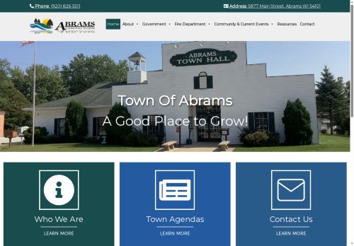 townofabrams.com capture - 2025-07-08 14:40:42
