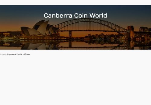 canberracoinworld.com capture - 2025-07-08 20:57:05