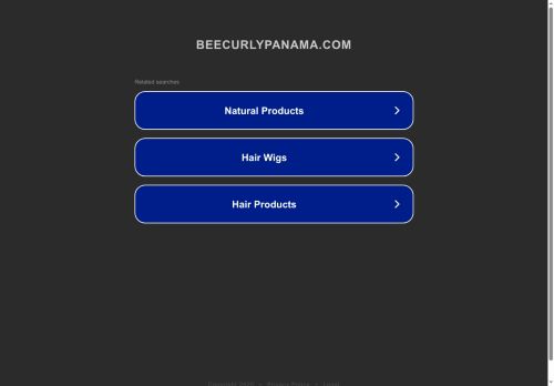 beecurlypanama.com capture - 2025-07-09 03:03:54