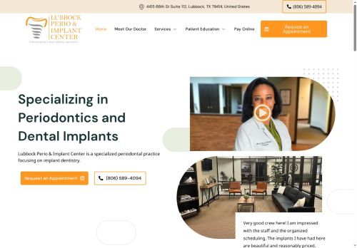 Lubbock Perio & Implant Center capture - 2025-07-09 09:29:33