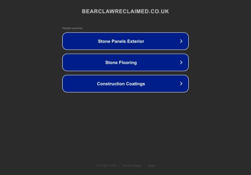 bearclawreclaimed.co.uk capture - 2025-07-09 11:59:13