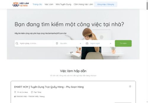 vieclamtainha247.com capture - 2025-07-09 13:24:13