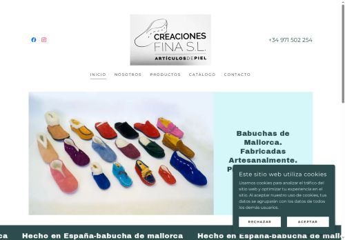 creacionesfina.com capture - 2025-07-09 13:30:39