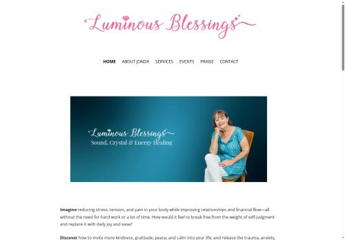 luminousblessings.net capture - 2025-07-09 13:41:45