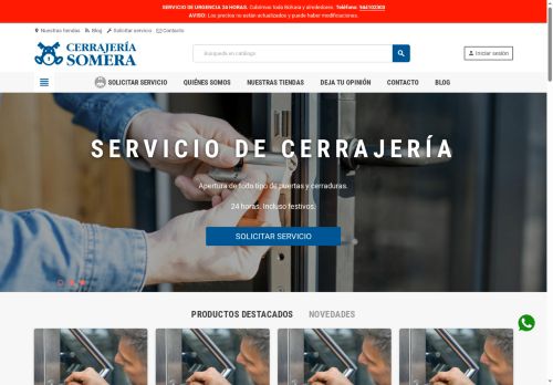 cerrajeriasomera.com capture - 2025-07-09 13:51:48