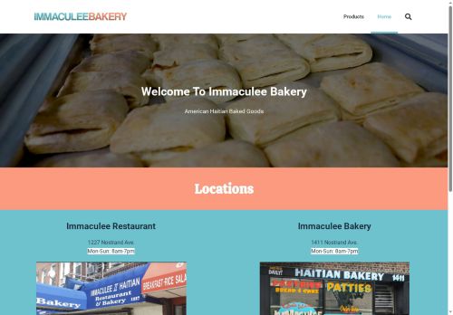 immaculeebakery.com capture - 2025-07-09 14:10:11