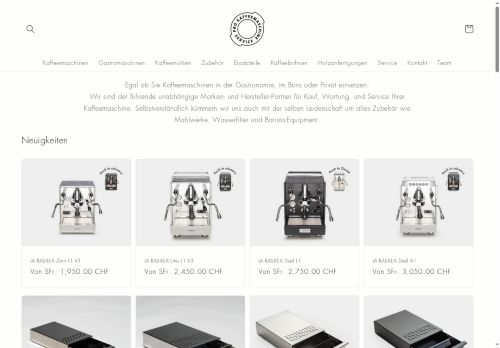 prokaffeemaschine-zuerich.ch capture - 2025-07-09 15:52:18