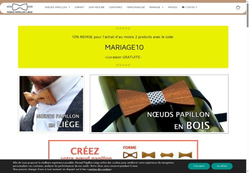 noeudpapillonliege.com capture - 2025-07-09 19:06:55