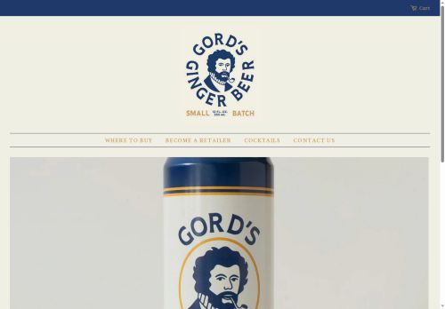 gordsgingerbeer.com capture - 2025-07-09 19:06:55