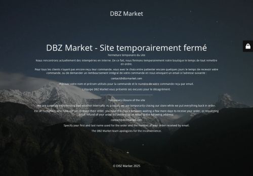 dbzmarket.com capture - 2025-07-10 03:00:08