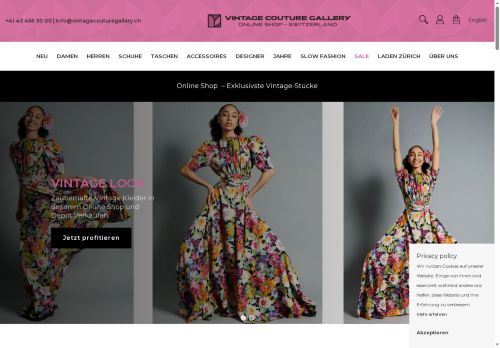 vintagecouturegallery.ch capture - 2025-07-10 06:20:20