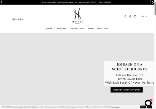 shophayariparis.com capture - 2025-07-10 06:38:25