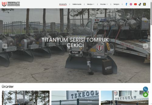 tekeoglumakine.com capture - 2025-07-10 10:33:46
