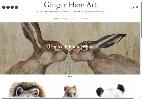 gingerhareart.co.uk capture - 2025-07-10 11:37:19