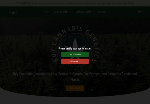 buycannabisgenetics.com capture - 2025-07-10 11:39:21