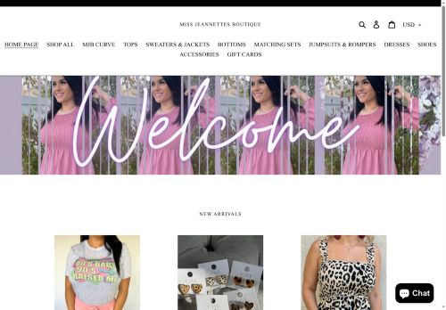 missjeannettesboutique.com capture - 2025-07-10 17:10:07