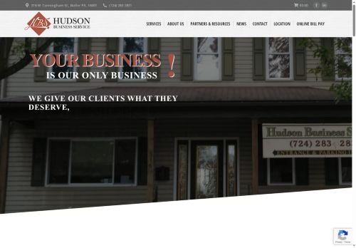 hudsonbusinessservice.com capture - 2025-07-10 20:54:39
