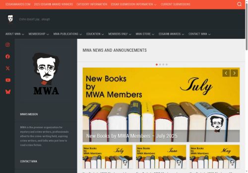 Mystery Writers of America capture - 2025-07-11 01:32:15