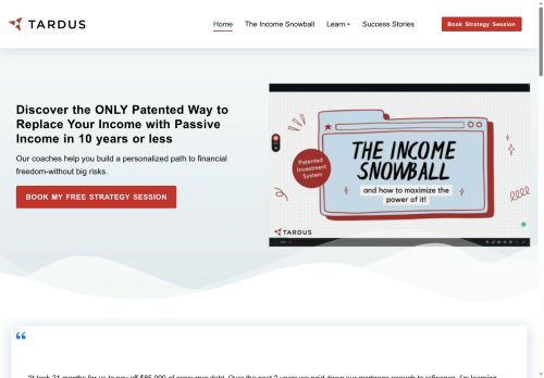 Tardus Wealth Strategies capture - 2025-07-11 01:45:58