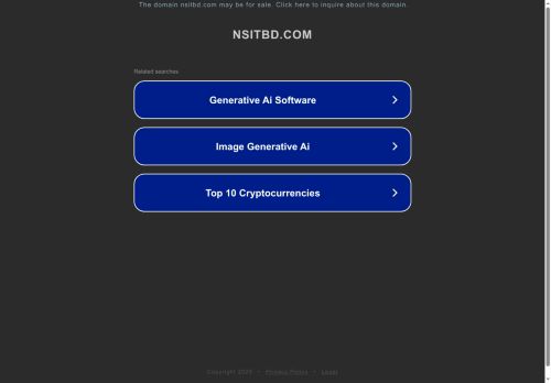 nsitbd.com capture - 2025-07-11 07:26:25
