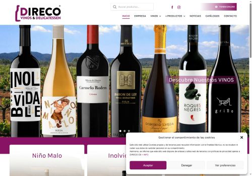 direcovinos.com capture - 2025-07-11 10:29:00