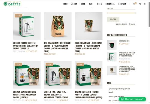 tigraycoffee.com capture - 2025-07-11 10:55:21