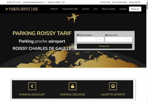 parking-airport-roissy.com capture - 2025-07-11 12:16:49