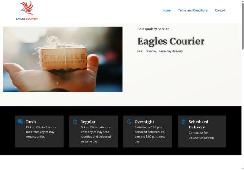 eaglescourier.com capture - 2025-07-11 16:09:29