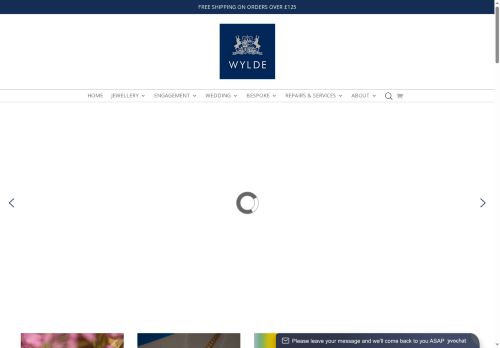 wyldejewellers.com capture - 2025-07-11 20:53:58