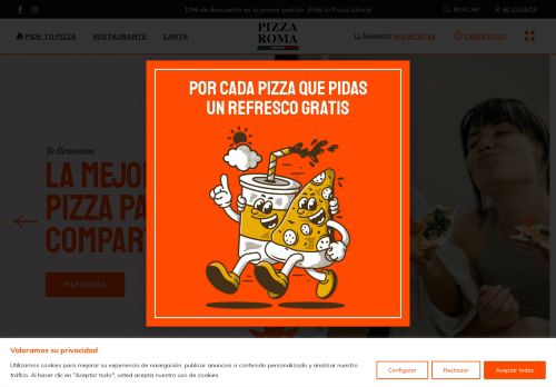 pizzaromavalencia.com capture - 2025-07-11 22:09:28