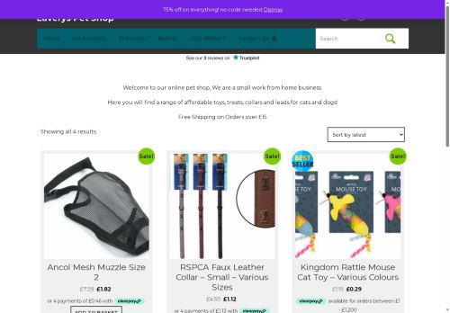 laveryspetshop.co.uk capture - 2025-07-12 02:42:18