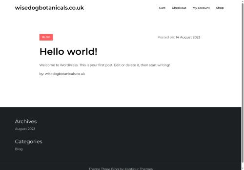 wisedogbotanicals.co.uk capture - 2025-07-12 02:52:56