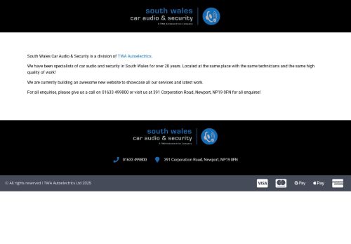 caraudiosecuritysouthwales.co.uk capture - 2025-07-12 04:51:30