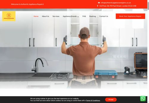 authenticappliancerepairs.co.uk capture - 2025-07-12 11:53:49
