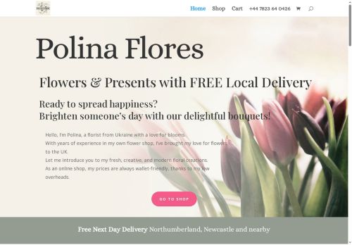 polinaflores.co.uk capture - 2025-07-12 12:28:00