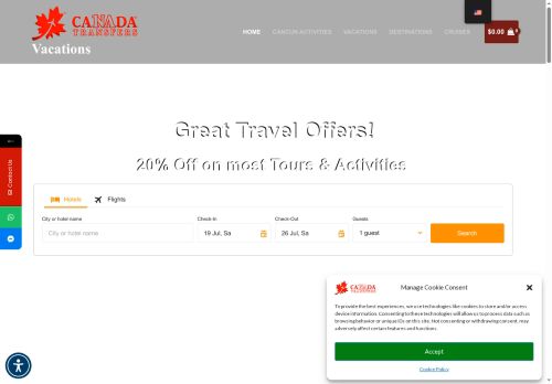 canadatransfers.vacations capture - 2025-07-12 13:25:08