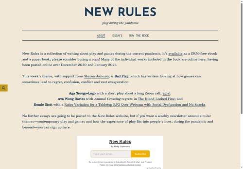 newrules.website capture - 2025-07-12 16:06:20
