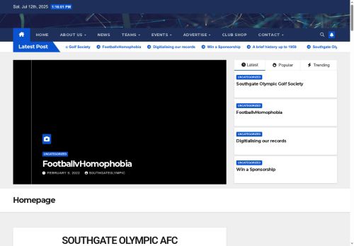 southgateolympic.website capture - 2025-07-12 16:16:33