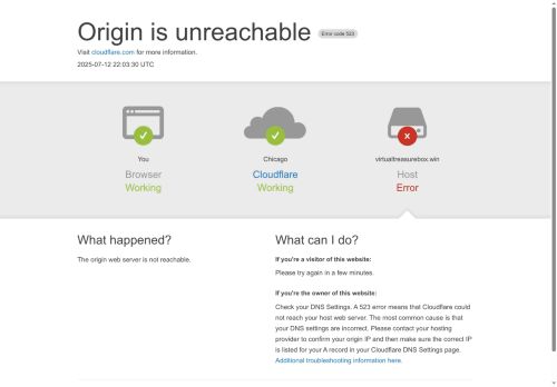 virtualtreasurebox.win capture - 2025-07-12 18:04:37