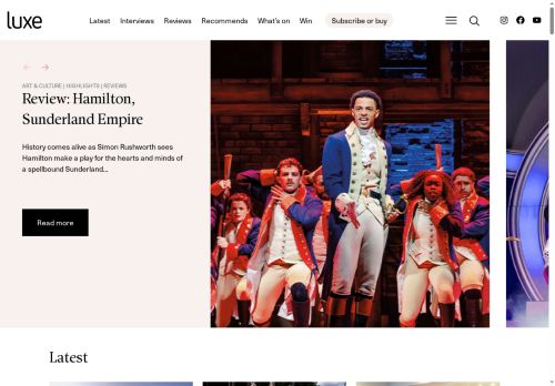 luxe-magazine.uk capture - 2025-07-12 19:29:23