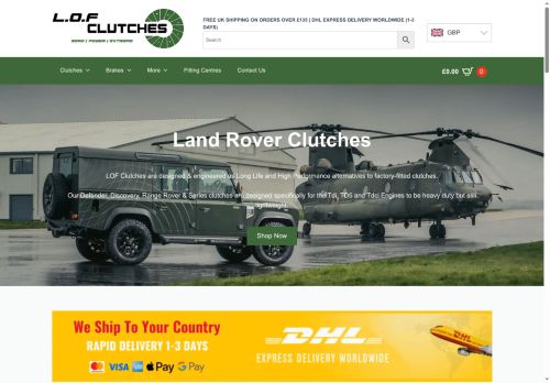 thelandroverclutches.uk capture - 2025-07-12 21:32:33